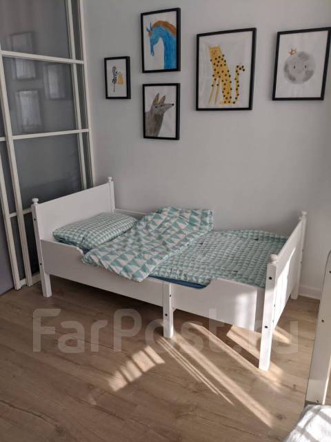IKEA Leksvik Original кровать детская раздвижная - Мебель во Владивостоке