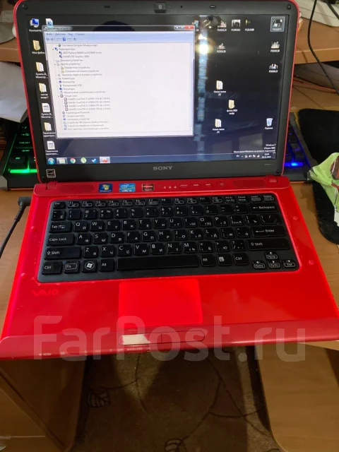 Sony VAIO PCG. 14", 2,2����, ��� 4 ��, ���� 500���, WiFi: 1, Bluetooth: 1, ����������� �� 6��. ����