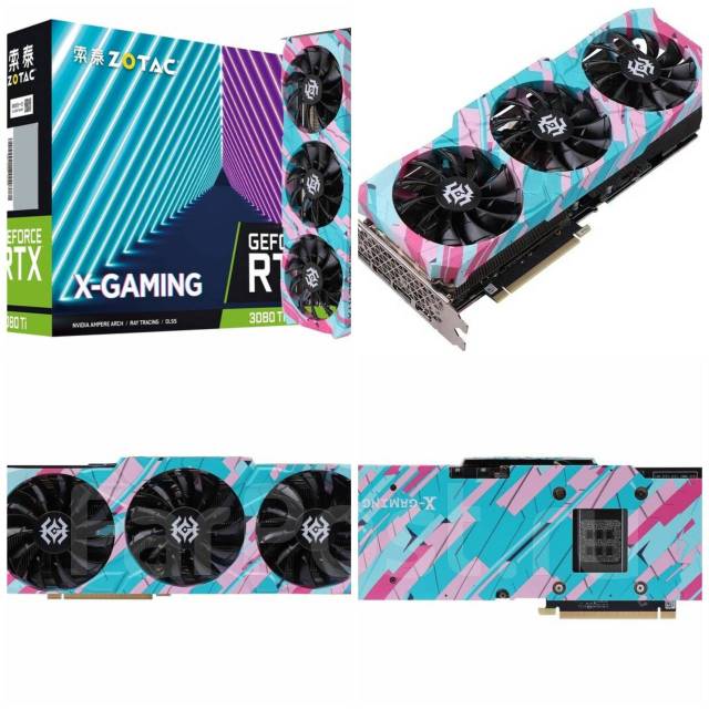 Новая Видеокарта Zotac X-Gaming RTX 3080Ti 12gb, новый, в наличии. Цена: 59  990₽ в Хабаровске