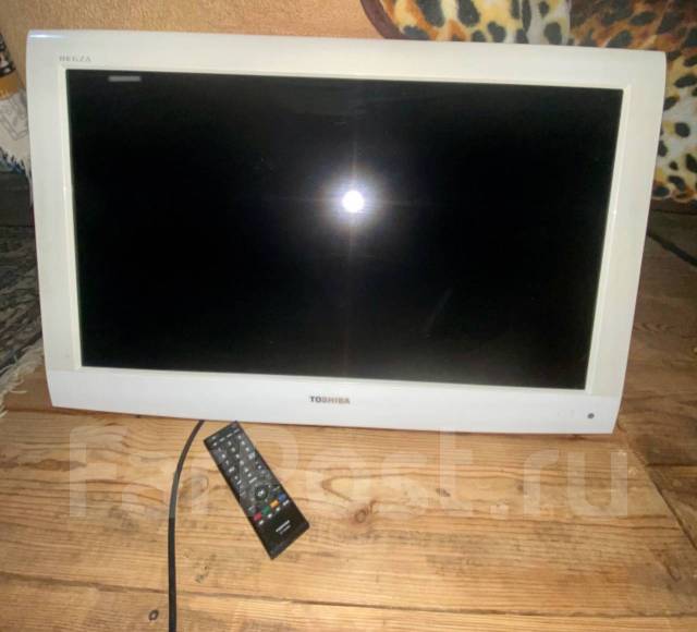 Белый Телевизор ЖК Toshiba, LCD (ЖК), 27", б/у, в наличии. Цена: 7 000 ...