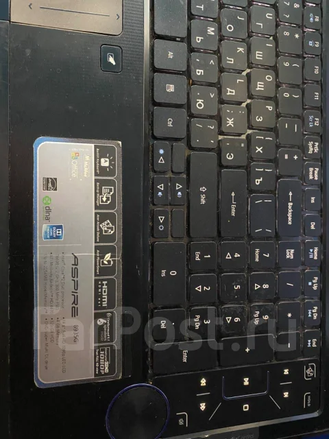Acer Aspire 8935G. 18.4", 2,2����, ��� 4 ��, ���� 320���, WiFi: 1, Bluetooth: 1 ����