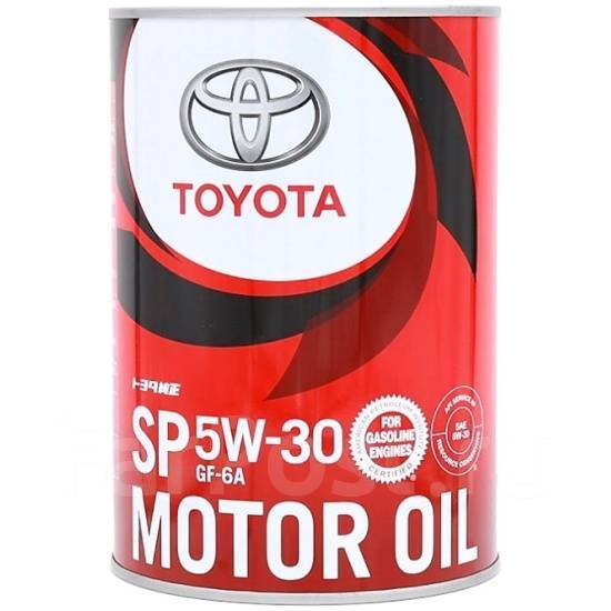 Масло моторное Toyota API SP 5W-30, 088801370, 1л, синтетическое, 1,00 ...