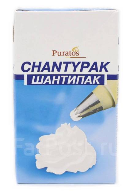 Сливки растительные сладкие 26% 1 л Шантипак, в наличии. Цена: 387₽ во ...