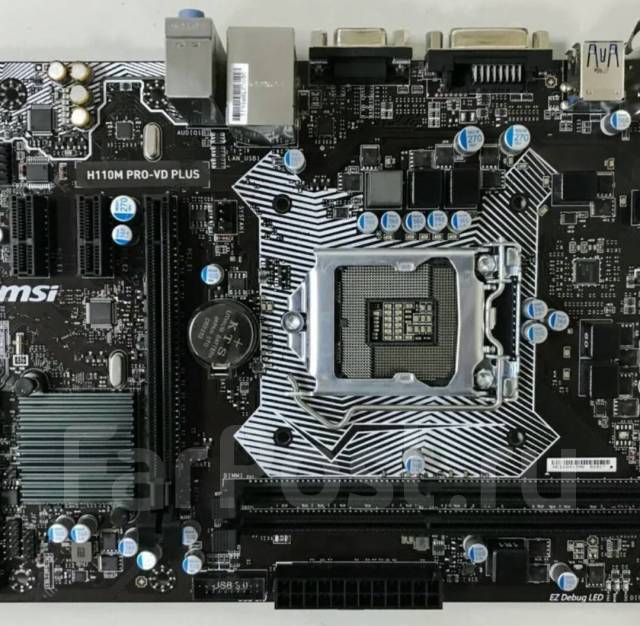 Материнская плата, LGA 1151, MSI, б/у, в наличии. Цена: 2 000₽ во ...
