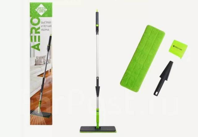 Швабра с распылителем Green Fiber AERO (GreenWay) - Хозтовары во ...