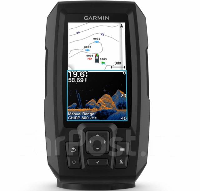 Эхолот Garmin Striker Vivid 4cv с трансдьюсером GT20TM - Рыболовные ...