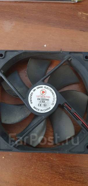 Вентилятор корпуса пк 120х120, б/у, в наличии. Цена: 150₽ во Владивостоке
