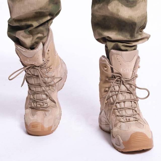 Тактические ботинки ESDY, цвет Хаки, новый, в наличии. Цена: 6 500₽ во  Владивостоке