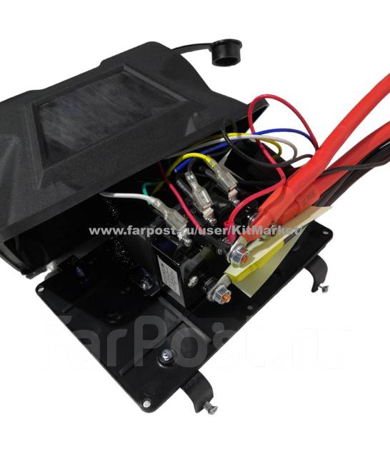 Лебедка Electric Winch 12v 12000 LBS /5443 кг (Кевлар) Моносоленоид ...
