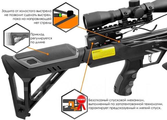 Арбалет блочный Ek Accelerator 410 Plus (Жнец 410) Полный комплект ...
