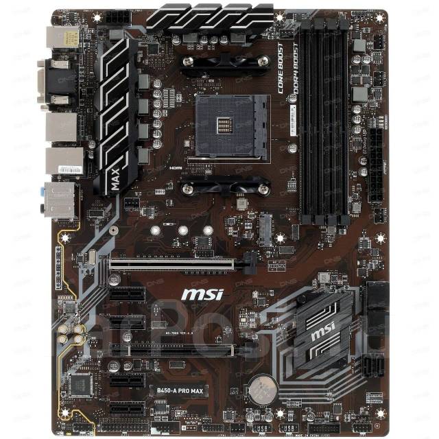 Материнская плата MSI B450-A PRO, б/у, в наличии. Цена: 4 500₽ во ...