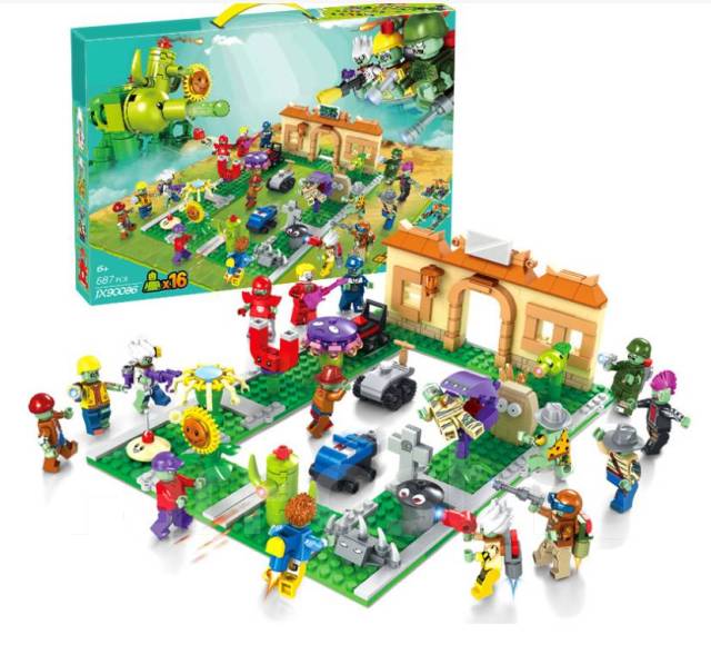 Legos de plantas contra zombies on sale