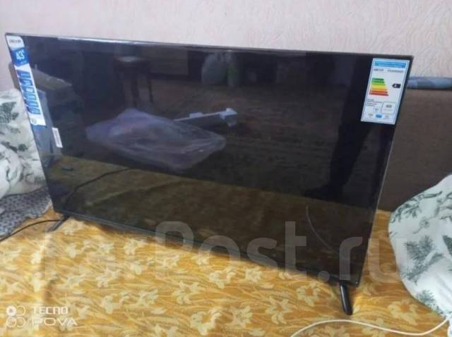 Телевизор dexp, LED, 43", б/у, в наличии. Цена: 8 000₽ во Владивостоке