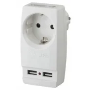 ������� ��� SP-1e-USB-W 1�� 220V + 2xUSB 16�, c ������, ����� ����