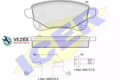 ������� ��������� �������� ����, Renault: Espace V 02/15-, Renault: Grand Sc�nic III 02/09- ICER 182222 182222 ����