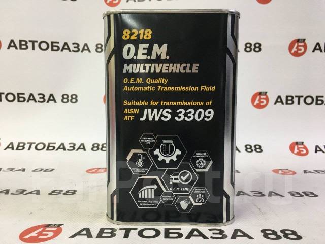 NEW! Масло трансмиссионное Mannol ATF Multivehicle JWS 3309 4л ...
