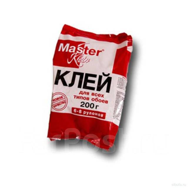 Клей обойный Master Klein д/всех типов обоев 200гр - Строительные смеси ...