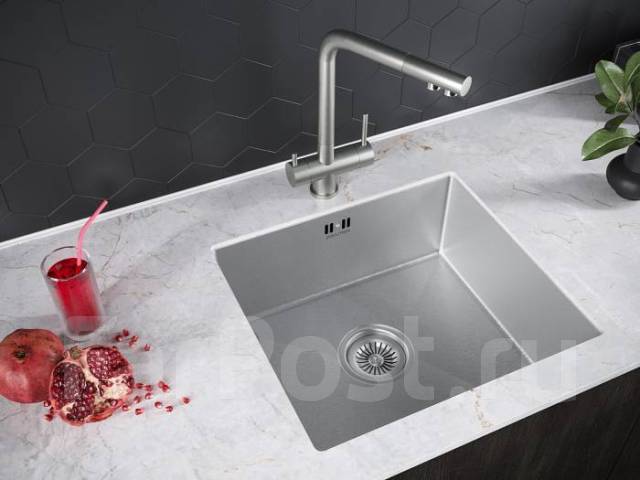 Мойка стальная нижнего (подстольного) монтажа Paulmark Lassan PM304444 ...