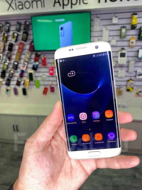 Samsung Galaxy S7 Edge, б/у, в наличии. Цена: 4 000₽ во Владивостоке