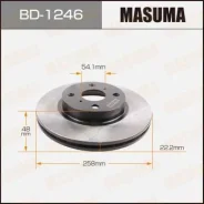 ���� ��������� Masuma, front Toyota Corolla/ EE80, EE102V, AE91 [��.2] BD-1246 Masuma, �������� BD1246 ����