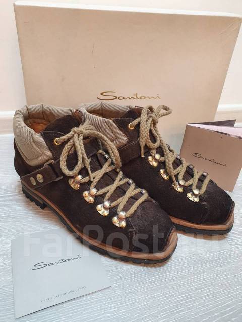 Ботинки мужские походные Santoni X Gore-tex - Обувь во Владивостоке