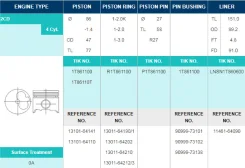 ������ (�������� 4��) 0,50 2C-T TOWN ACE CM30, Carina E CT190 92-96 86/2/2/3 d=27 [1T861100050] 1T861100050 ����