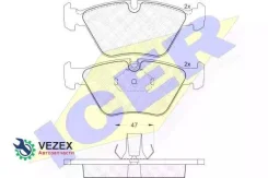 ������� ��������� �������� ������, BMW: 3 99-05, 3 Touring 99-05, 3 00-, 3 00-, X3 04-, MG: MG ZT 03-, MG ZT- T 03- ICER 181550 181550 ����