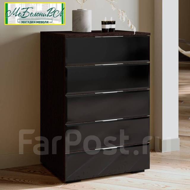 Комод Алекса венге, фасады стекло, новый, под заказ. Цена: 9 000₽ во ...