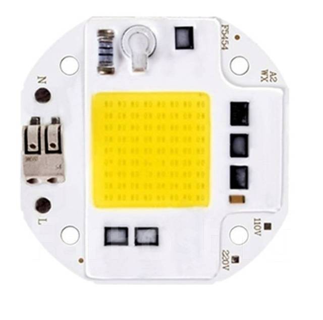 Светодиодная COB матрица, уличная лампа для прожектора, 50 Вт, 220 В ...