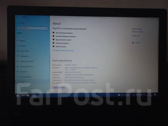 Acer Aspire 3 A315-21. 15.6", ��� 4 ��, ���� 256���, WiFi: 1, Bluetooth: 1, ����������� �� 4��. ����
