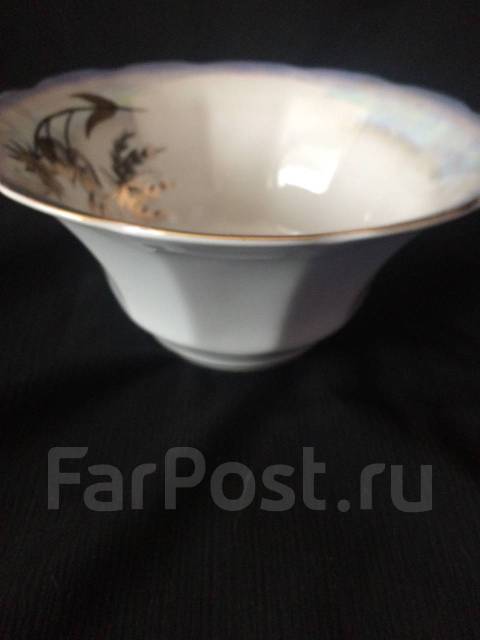 Салатник фарфор винтаж Коростень новый - Антиквариат во Владивостоке