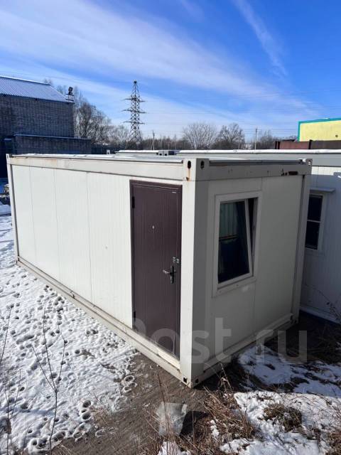 Бытовка из сендвич панелей 6x2.5 стандарт окно + дверь бу - Бытовки ...