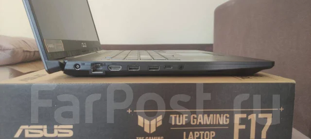 Asus TUF Gaming F17. 17.3", 2,7����, ��� 8 ��, ���� 512���, WiFi: 1, Bluetooth: 1, ����������� �� 99��. ����