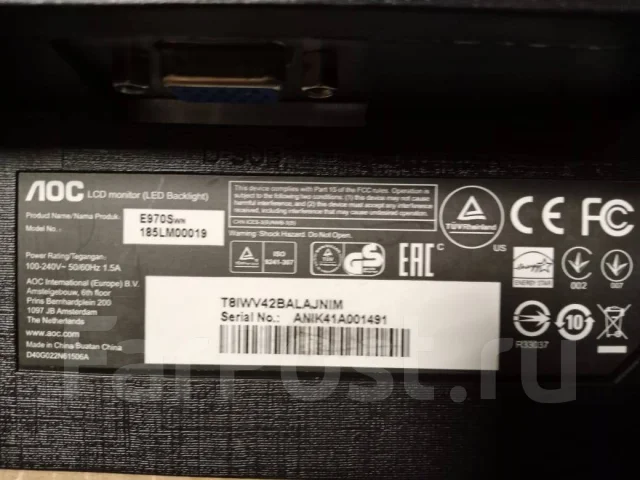 AOC. 19.5", ���������� �� (LCD, LED, QLED) ����