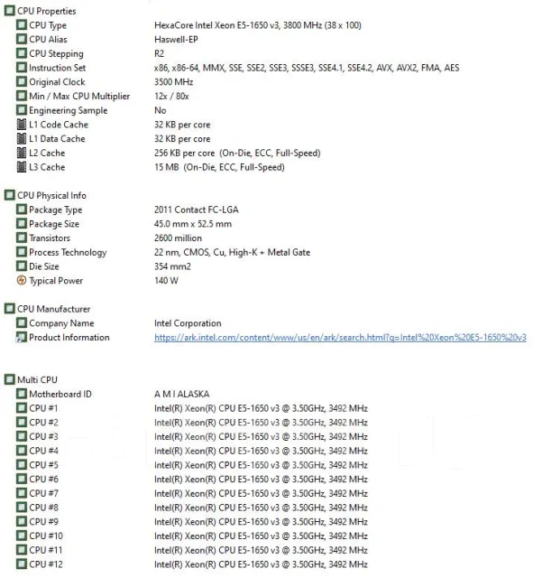 Intel Xeon E5-1650 v3. ��� ����� �� ������������ ����
