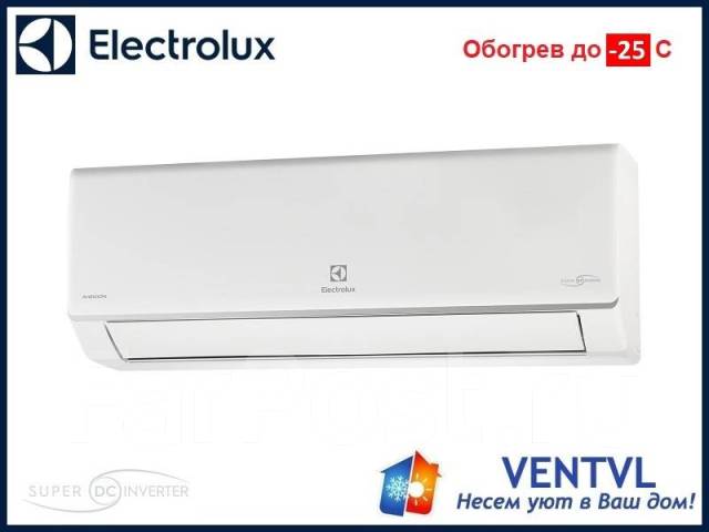 Обогрев -25С! Кондиционер Electrolux Avalanche Inv EACS/I-09HAV, 25м2 ...