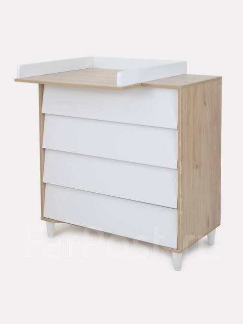 Комод Rant Bergen 84 см (Cloud white) со съемным столиком - Мебель во ...