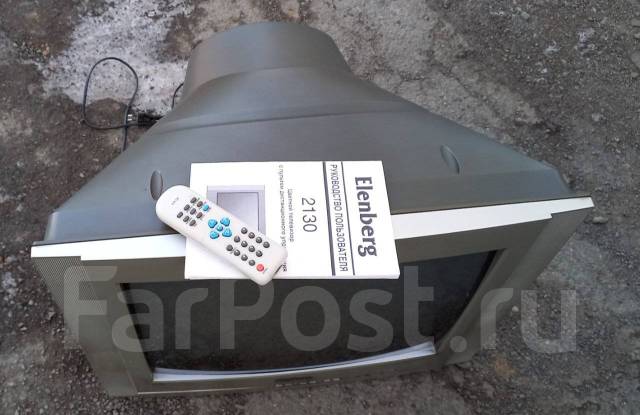 Телевизор, Elenberg, CRT (ЭЛТ), 21", б/у, в наличии. Цена: 499₽ во ...