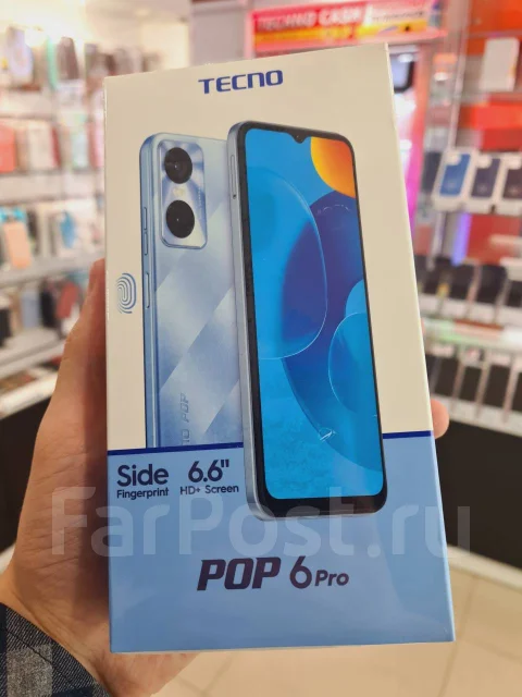 Tecno POP 6 Pro. �����, �����, 4G LTE ����