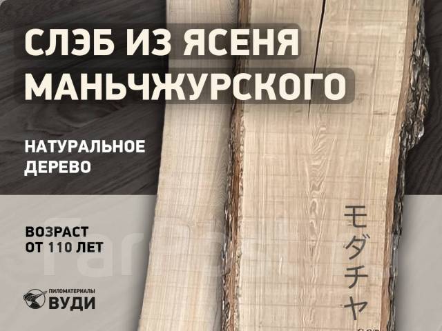 Слэб дерева из Ясеня, Дуба, в наличии. Цена: 12 950₽ во Владивостоке
