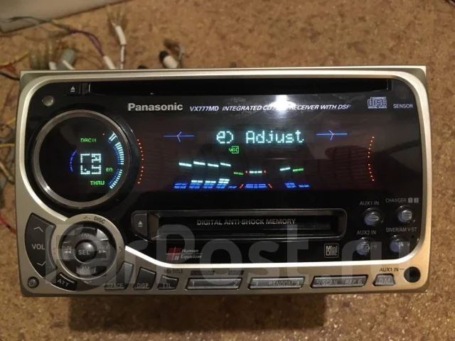 Panasonic CQ-VX777MD, 2 DIN — 178x100 мм, б/у, в наличии. Цена: 6