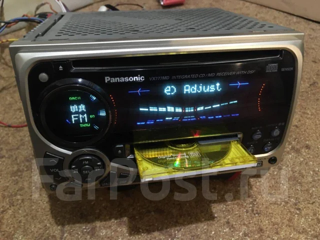 Panasonic CQ-VX777MD, 2 DIN — 178x100 мм, б/у, в наличии. Цена: 6