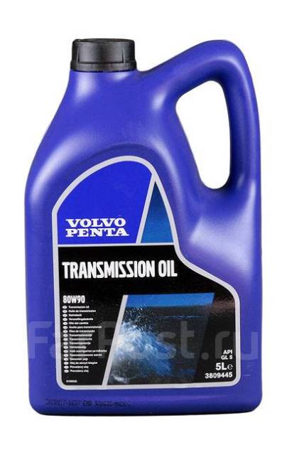 Масло трансмиссионное минеральное 80W90 Volvo Penta 3809445 L, в ...
