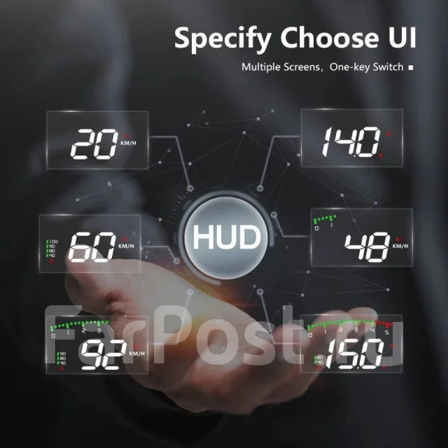 Проектор на лобовое стекло, спидометр на лобовое стекло купить во ...