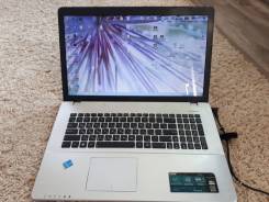 Asus. 17.3", 2,4����, ��� 16 ��, ���� 750���, WiFi: 1, Bluetooth: 1 ����