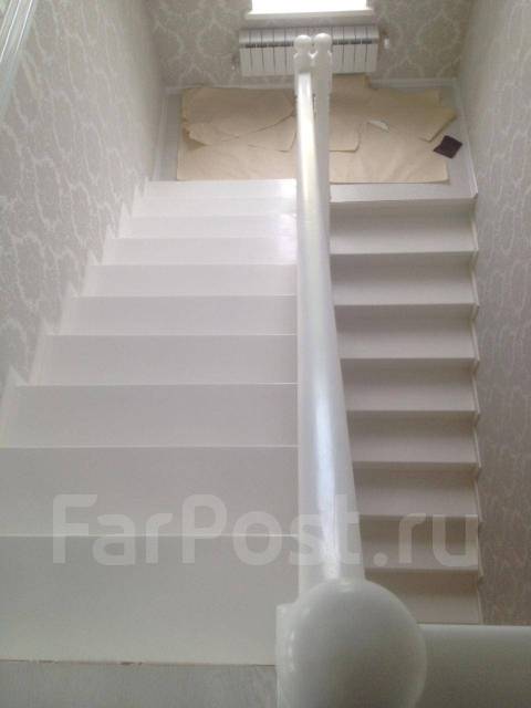 Обшивка бетонных лестниц деревом, изготовление доставка монтаж во ...