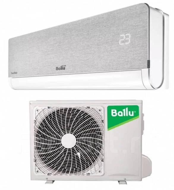 Дизайнерский, инверторный кондиционер Ballu BOHO BSNI-10HN8 до 30 кв. м ...