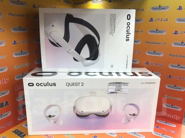 Очки Oculus Quest 2 128ГБ + батарея Elite Strap! маг-н Приставкин ...