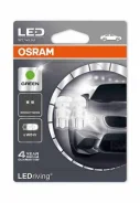 ����� 12V 5W �/������ T10 Osram Standard Green 2 ��. 2880GR-02B 2880GR02B ����
