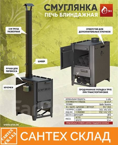 Немецкая блиндажная печка